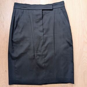 MaxMara Classic Black Pencil Skirt